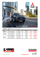 Mitsubishi Outlander - cennik diesel 2018-2